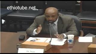 Dr Berhanu Nega answering questions at Subcommittee Hearing Ethiopia After Meles The Future of Demo [upl. by Sandon26]