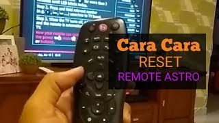 Cara reset dan setting remote astro [upl. by Laspisa]