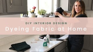 How To Dye Fabric At Home [upl. by Silbahc]