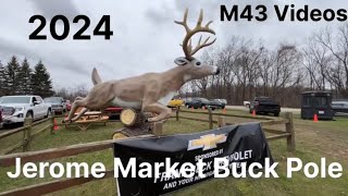 Michigan Opening Day Deer Firearms 2024 Jerome Market Buck Pole [upl. by Dahl]