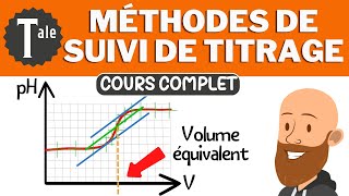 Méthodes de suivi de titrage équivalence  cours de physique chimie spé terminale [upl. by Stillmann]