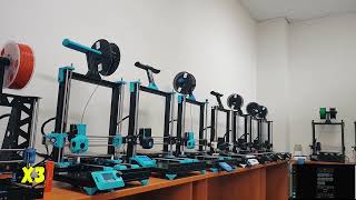 Klipper 3D Printer Farm Software  MultiPrinter Group Commands Test [upl. by Lladnew]