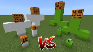 All Snow Golems vs All Creepers [upl. by Hsur]