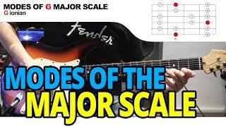 Modes of the Major Scale  Guitar Lesson [upl. by Suzi]