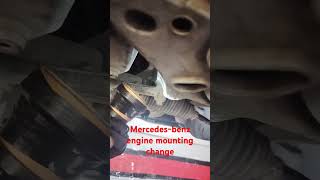 MercedesBenz c63 engine mounting change 2017 model [upl. by Cone575]