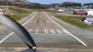 Landing behind Tarragon Aircraft at Hammerfest Airport VL3 Landing 3rd of 4Ship Formation [upl. by Imhsar]