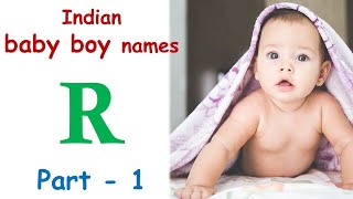 Indian Baby Boy Name With letter R Part  1  Sanskrit Names 2023 लड़के के नाम  Hindu baby names [upl. by Morganstein]