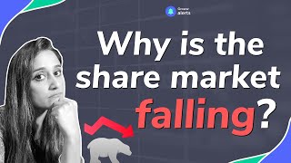 Why is the stock market falling  Share market kyun gir raha hai  Latest share market news [upl. by Let]