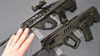 KWA F90 vs KWA Tavor SAR 21 Flat top GBBR [upl. by Atnahsa442]