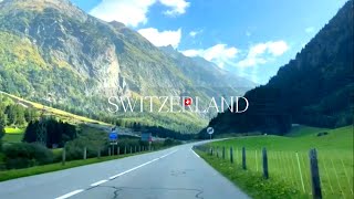 Driving in Switzerland🇨🇭Scenic Road from Lauterbrunnen to Gelmerbahn  Swiss Alps [upl. by Iggep289]