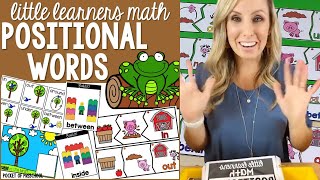 Little Learners Math Positional Words [upl. by Lesko]