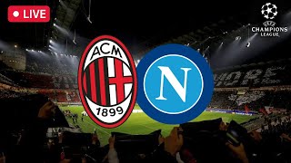 Milan Napoli 10 🔴 Prepartita Live reaction postpartita e conferenze stampa ⚽ Champions League [upl. by Gemmell610]