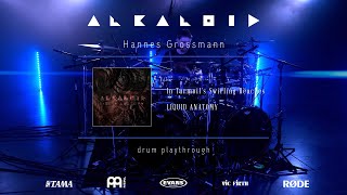 Hannes Grossmann  Alkaloid  In Turmoils Swirling Reaches drum playthrough [upl. by Lain997]