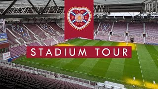 TYNECASTLE PARK Stadium Tour  The Home of HEART OF MIDLOTHIAN  Edinburgh Travel Guide [upl. by Hara]