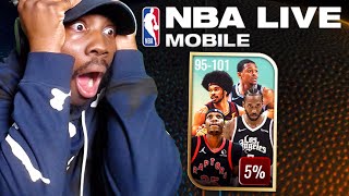 QJB RETURNS TO NBA LIVE MOBILE Boom Or Bust Pack Opening amp Gameplay [upl. by Siraf283]