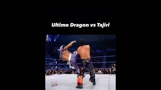 Ultimo Dragon vs Tajiri wwe [upl. by Htenek]