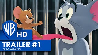 TOM amp JERRY  Offizieller Trailer 1 Deutsch HD German 2021 [upl. by Yarw478]