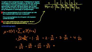 6c1  Forventning EX Statistikk [upl. by Haimaj]