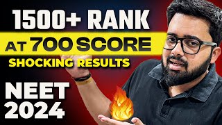 NEET 2024 Shocking Results 😨 Crazy Rank vs Marks [upl. by Tnomad]