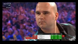 Rob Cross  153 Checkout  Final  2018 World Darts Championship [upl. by Ollehto]