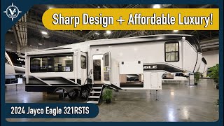 The Perfect First Fifth Wheel For COUPLES  2024 Jayco Eagle 321RSTS [upl. by Amling]