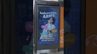 BTS SUGA Support Ads outside HYBE from Indonesian ARMY bts suga shorts [upl. by Haeckel]