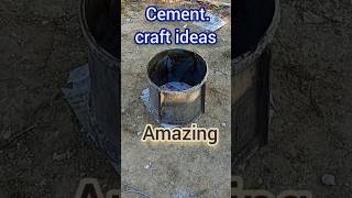 Amazing cement craft ideas how to make cement ring shorts [upl. by Ogilvie605]