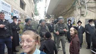 AntiZionist Jewish community flying Palestinian flags in Jerusalem [upl. by Alleul]