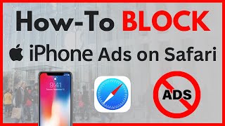 How to Block Ads IPhone Safari 2024 [upl. by Clevey]