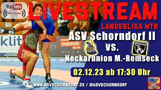 20231202  WRVLandesliga  ASV Schorndorf II vs Neckarunion MünsterRemseck [upl. by Barclay]