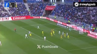 Nicolas Tagliafico Goal Lyon Vs Nantes 10 All Goals Analysis Extended Highlights Result [upl. by Frendel707]