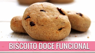 RECEITA BISCOITO DOCE FUNCIONAL SEM GLÚTEN E SEM LACTOSE [upl. by Veronica35]