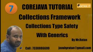 Corejava  Collection Framework  video7  Collections Type Safety With Generics  BY Ratan [upl. by Martine727]