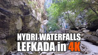 Lefkada Greece  Nydri Νυδρί  The Hike to Nydri Waterfalls [upl. by Lust]