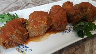 BRACIOLE DI VITELLO AL SUGO DI TIZIANAMANIINPASTA [upl. by Ennayehc]