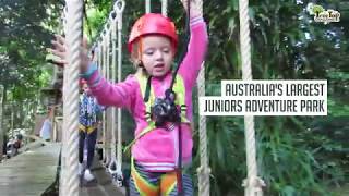 TreeTop Challenge Juniors Zipline Adventure [upl. by Aikemahs]