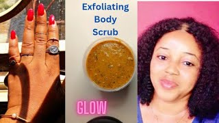 DIYHow To Make Exfoliating Body Scrub [upl. by Vanhook64]