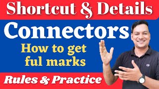 Connectors English Grammar  Connectors  Connectors for SSC HSC  Shortcut and Details Rules [upl. by Mariel]