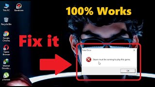 quotSteam Must be Running to Play This Gamequot Error Fixed 100 Working Call Of Duty [upl. by Idram]