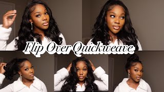 Flip Over Method Quickweave  Body Wave Bundles ft CURLSQUEEN  Callmeteonna [upl. by Lemra681]