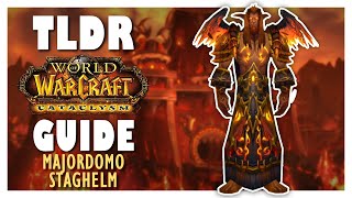 TLDR MAJORDOMO STAGHELM Normal  Heroic Guide  Firelands Raid Guide  Cataclysm Classic [upl. by Aidahs]