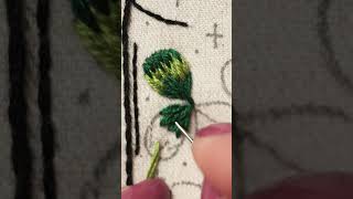 LONG amp SHORT STITCH WITH SPLIT  Shamrock Leaf Embroidery for Beginners [upl. by Oakie]