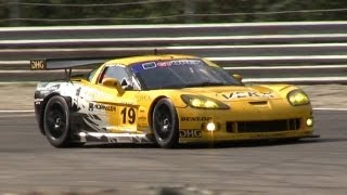 Corvette C6R GT2 SOUND In Action On The Track [upl. by Auehsoj938]