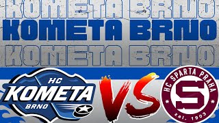 Kometa Brno vs Sparta Praha Vlog z hokeje O2 aréna [upl. by Teagan]