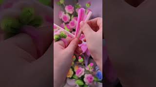 Handmade diy pipe cleaner flowerhandmade handmadegifts flowers handmadecrafts decoration diy [upl. by Aneehsram]