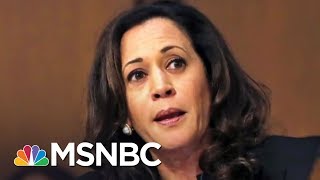 Sen Kamala Harris Reacts To Scolding By GOP Senators  The 11th Hour  MSNBC [upl. by Fink]