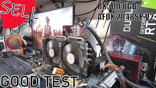 RX580 8GB ใบนี้สวยมาก ขาย  AFOX 2048SP V2 SnAF2107LZW02097 H170PLUS Sn704B7B6BB1B2 [upl. by Annai45]