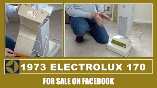 Electrolux 170 Vacuum Cleaner For Sale On My Facebook Page [upl. by Arihaz333]