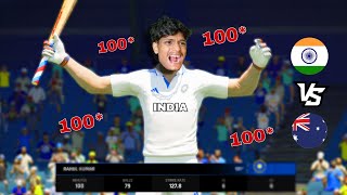 First Test Century In BGT  Cricket 24 CAREER MODE 47 [upl. by Yentnuoc]