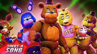 FNAF Animatronics Sing A Song FT Freddy Chica Foxy amp BonnieFive Nights At Freddys Movie Parody [upl. by Anastas]